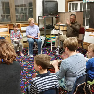 Drum Circle with Pastor Darryl